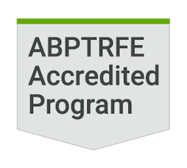 ABPTRFE accreditation badge